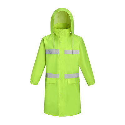 TPU Reflective Rain Coats مواد پارچه ای آکسفورد پیاده روی برای Unisex
