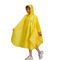 رنگ سفارشی بارانی انعکاسی باران پانچو زرد ضد آب بزرگسالان
